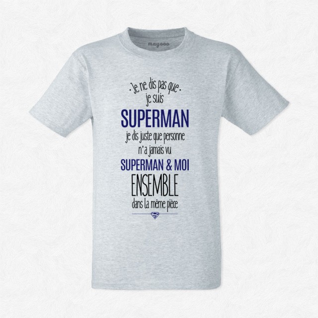 T-shirt Superman et moi