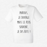 T-shirt Parfois je diverge