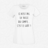 T-shirt Ce n'est pas la taille