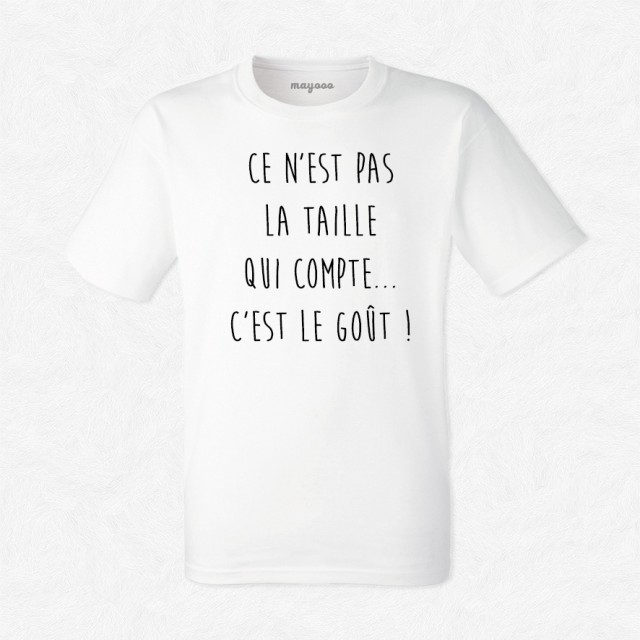 T-shirt Ce n'est pas la taille