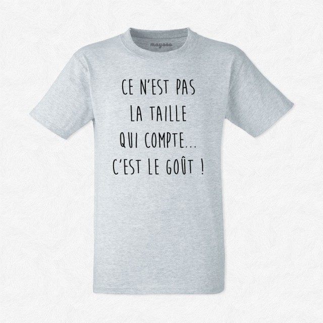 T-shirt Ce n'est pas la taille