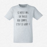 T-shirt Ce n'est pas la taille