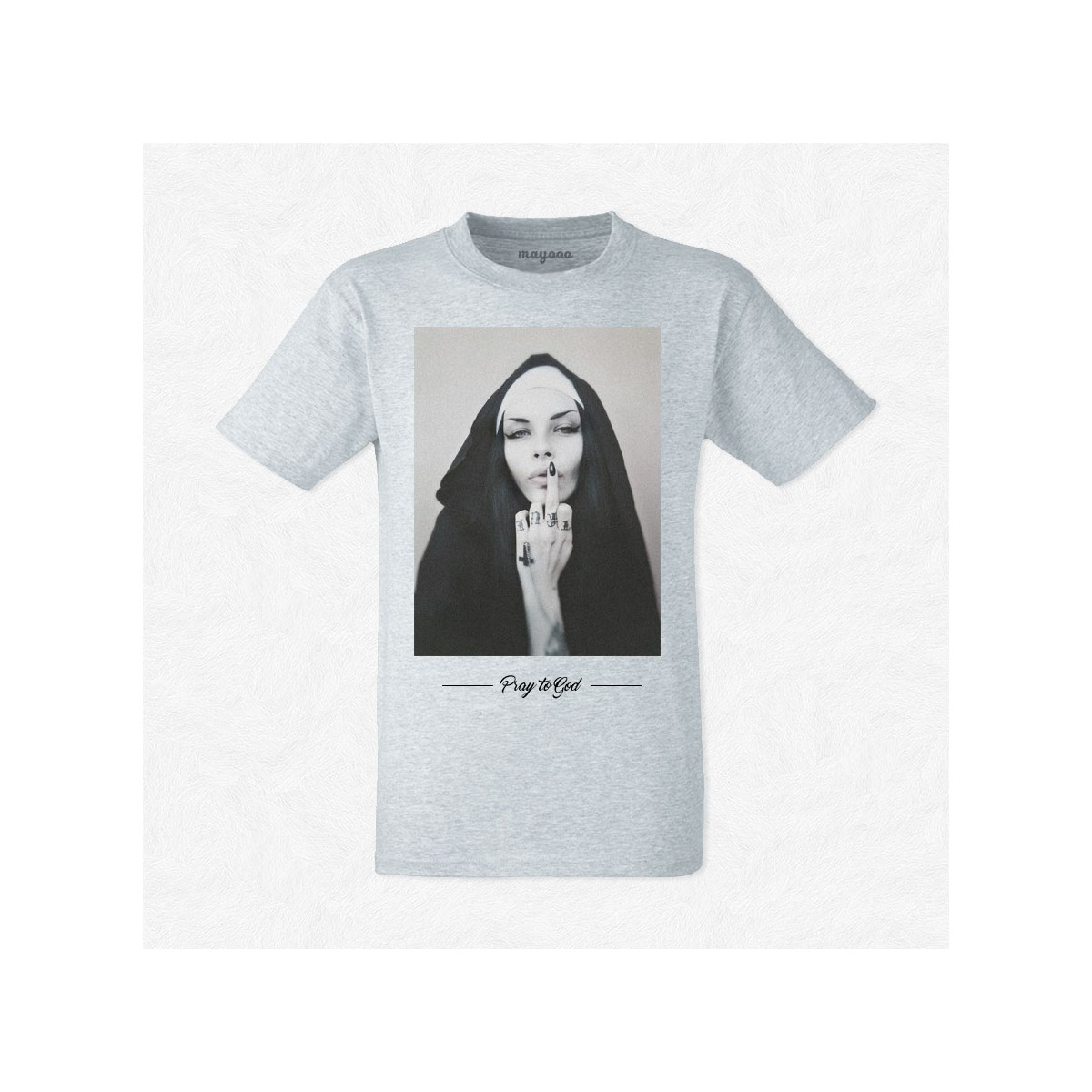 T-shirt Soeur Rebecca pray to god