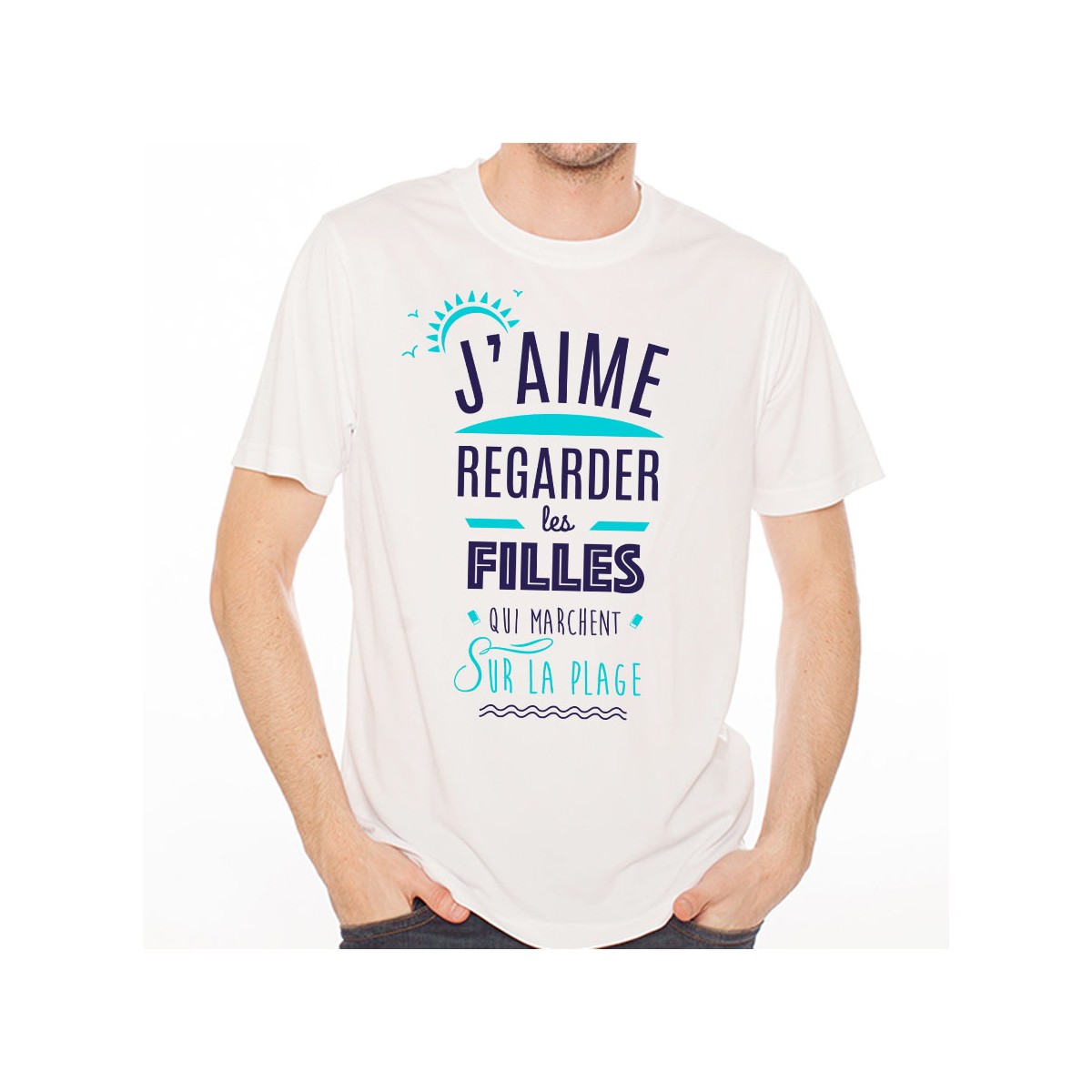 T-shirt J'aime regarder les filles