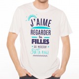 T-shirt J'aime regarder les filles