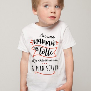 T-shirt Maman Folle