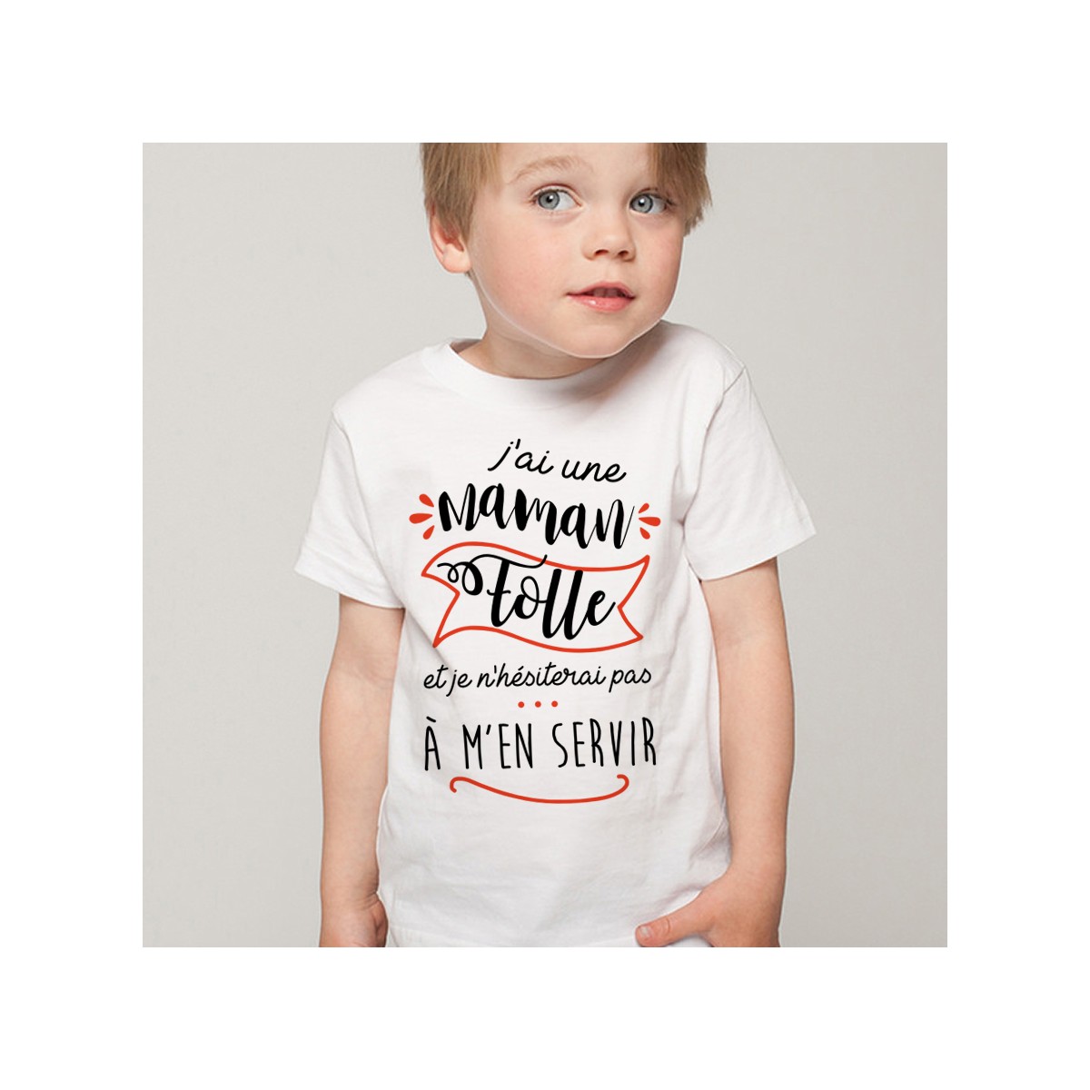 T-shirt Maman Folle