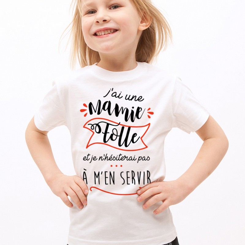 T-shirt Mamie Folle