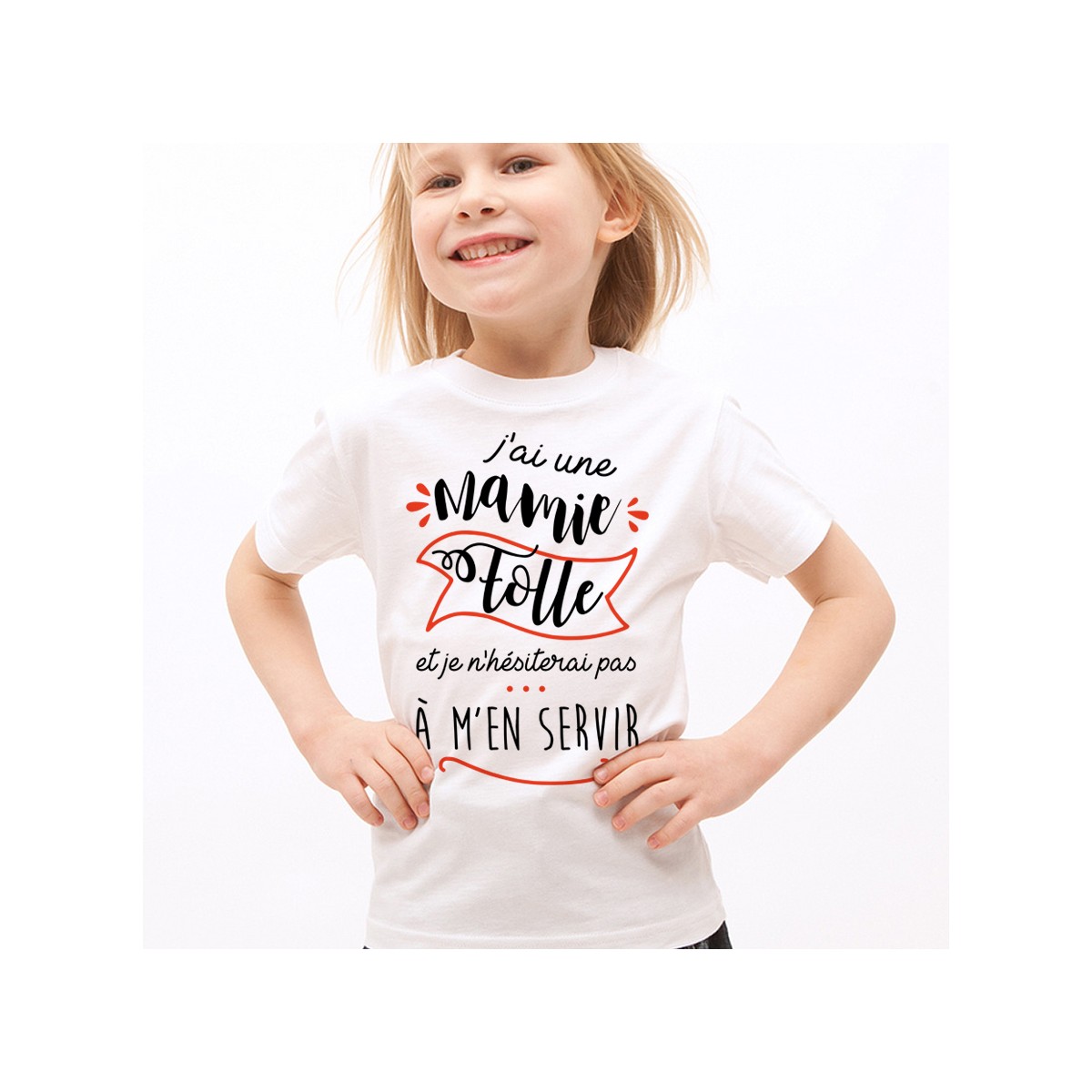 T-shirt Mamie Folle