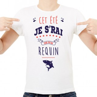 T-shirt je s'rai pire qu'un requin