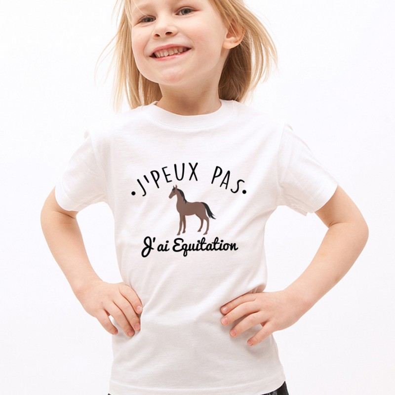 T-shirt SPORT J'peux pas j'ai Equitation