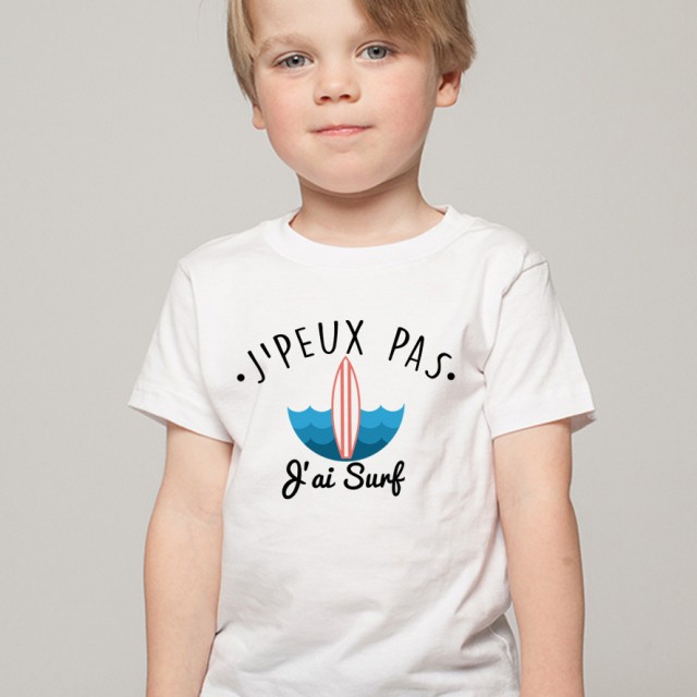 T-shirt SPORT J'peux pas j'ai Surf