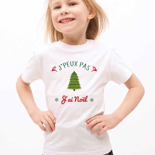 T-shirt NOEL J'peux pas... J'ai Noël