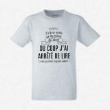 T-shirt J'ai lu un article sur les méfaits..