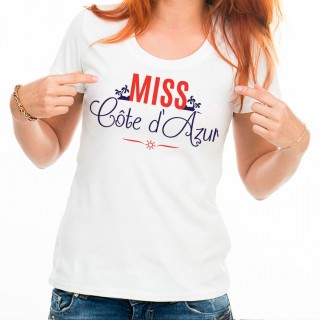 T-shirt Miss Côte d'Azur