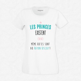 T-shirt Les princes existent