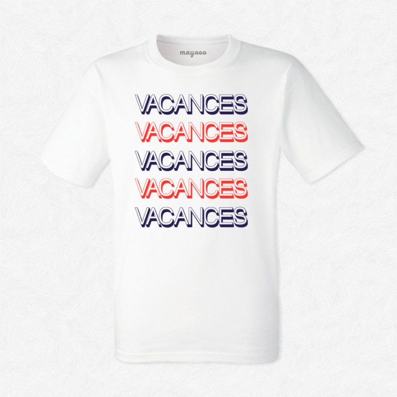 T-shirt Vacances