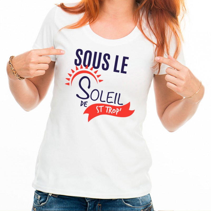 T-shirt Sous le soleil de St Trop