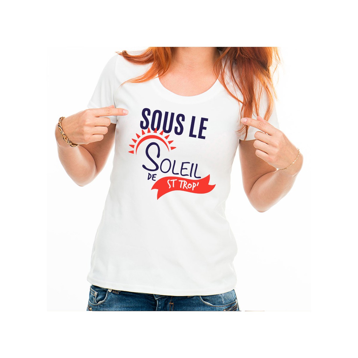 T-shirt Sous le soleil de St Trop