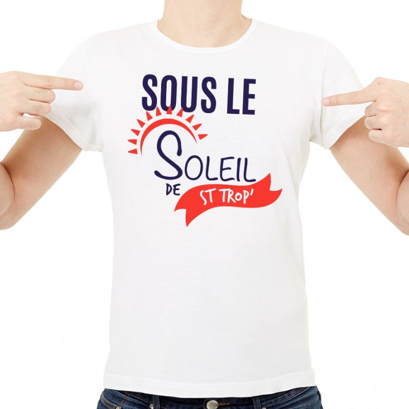 T-shirt Sous le soleil de St Trop