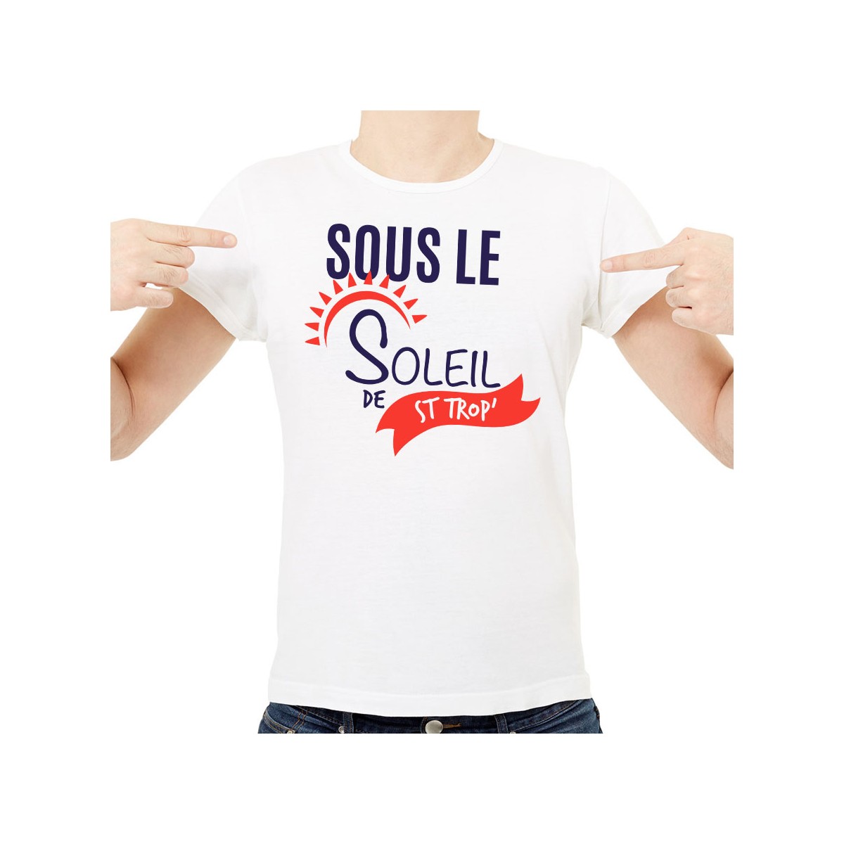 T-shirt Sous le soleil de St Trop