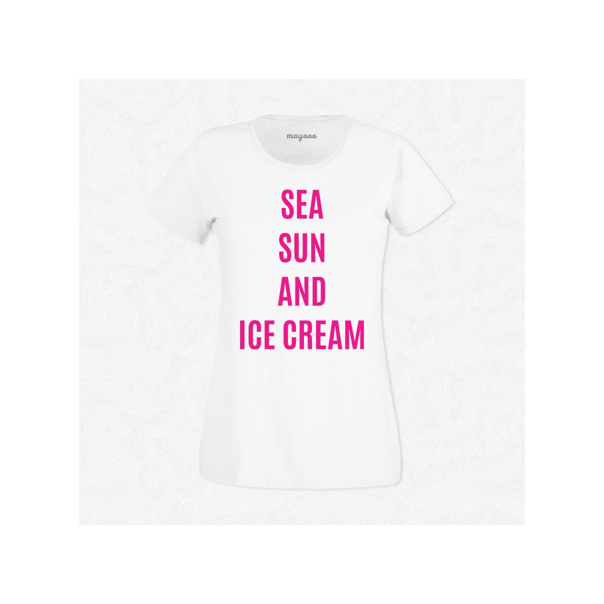 T-shirt Sea sun and Ice cream