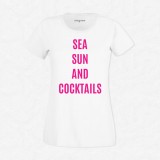 T-shirt Sea sun and cocktails