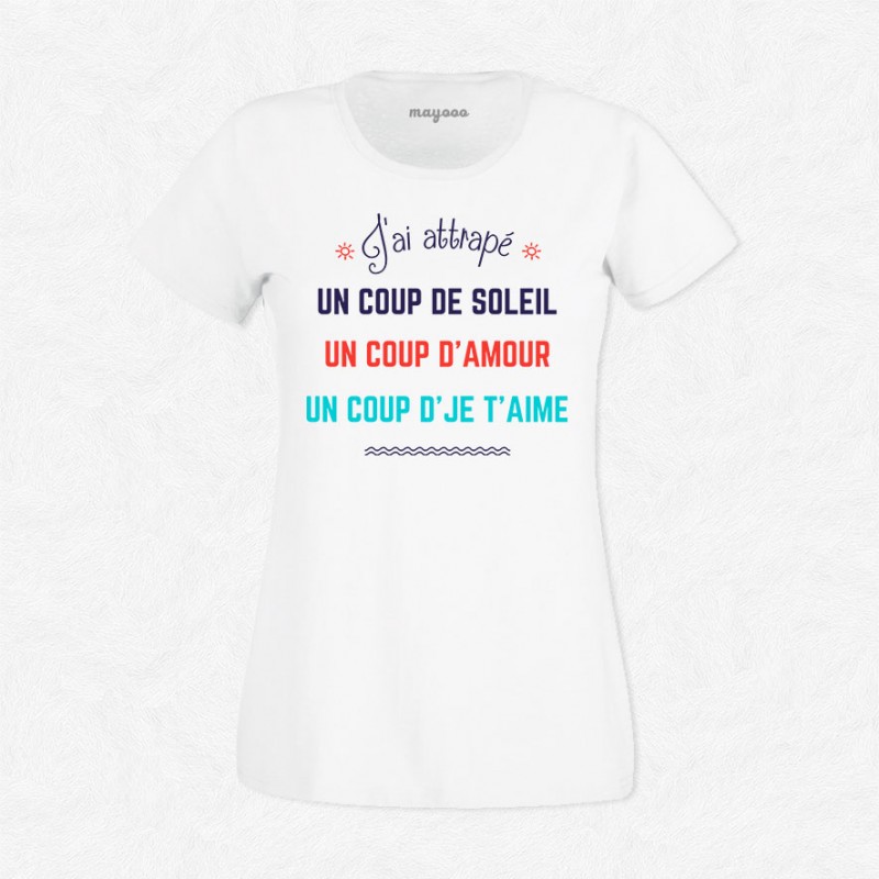 T-shirt Un coup de soleil