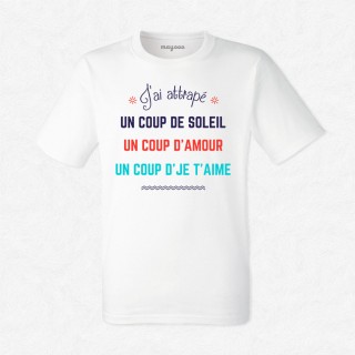 T-shirt Un coup de soleil