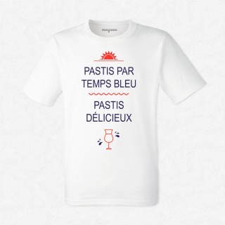 T-shirt Pastis par temps bleu