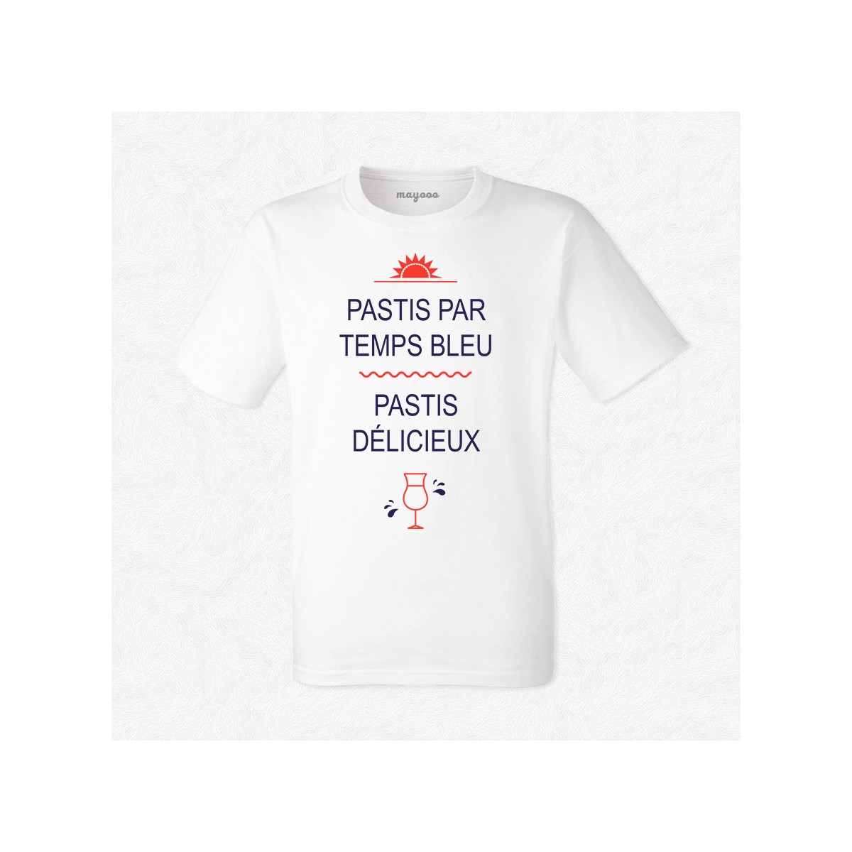 T-shirt Pastis par temps bleu