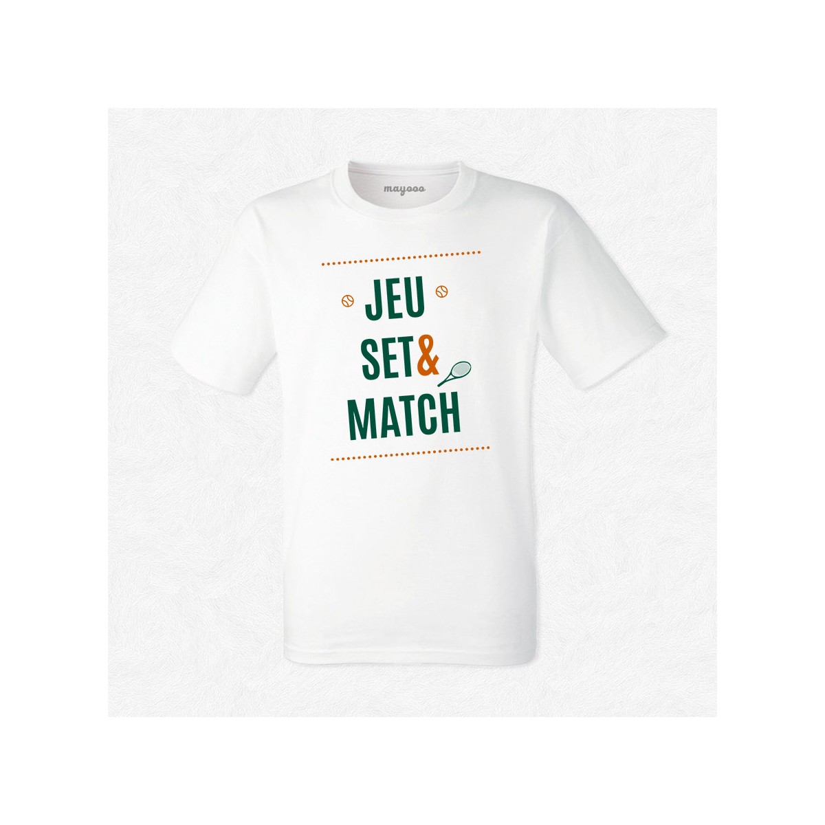 T-shirt Jeu set et match