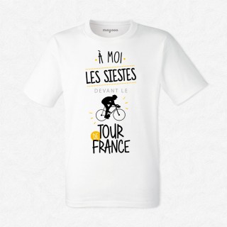 T-shirt Siestes devant le tour de France