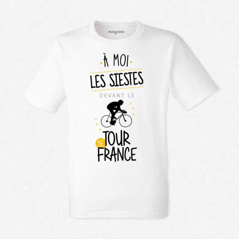 T-shirt Siestes devant le tour de France
