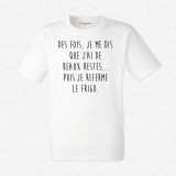 T-shirt J'ai de beaux restes