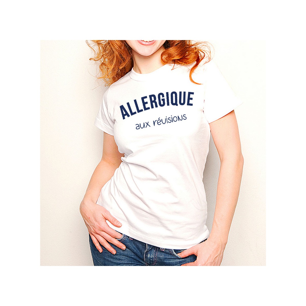 T-shirt Allergique aux révisions