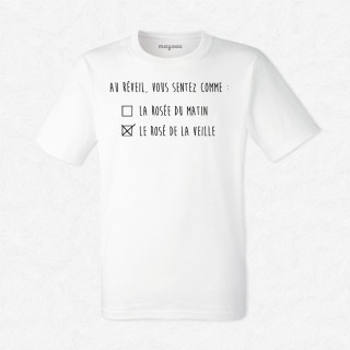 T-shirt Le rosé de la veille