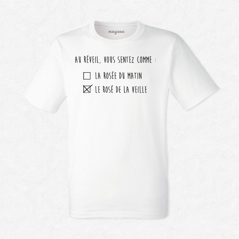 T-shirt Le rosé de la veille