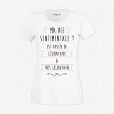 T-shirt Ma vie sentimentale