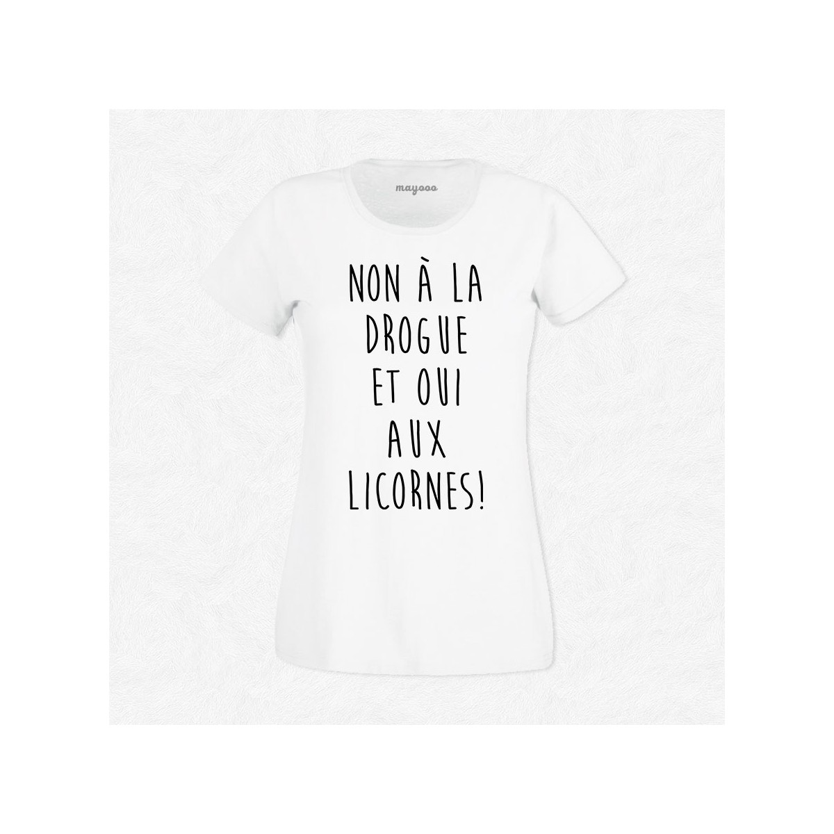 T-shirt Non à la drogue