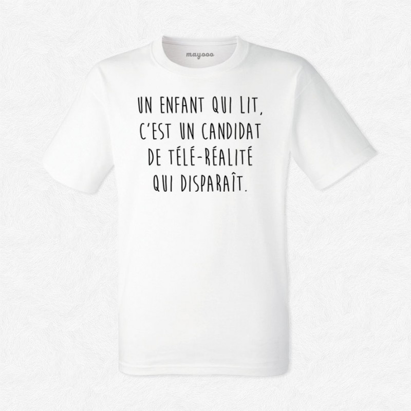 T-shirt Un enfant qui lit