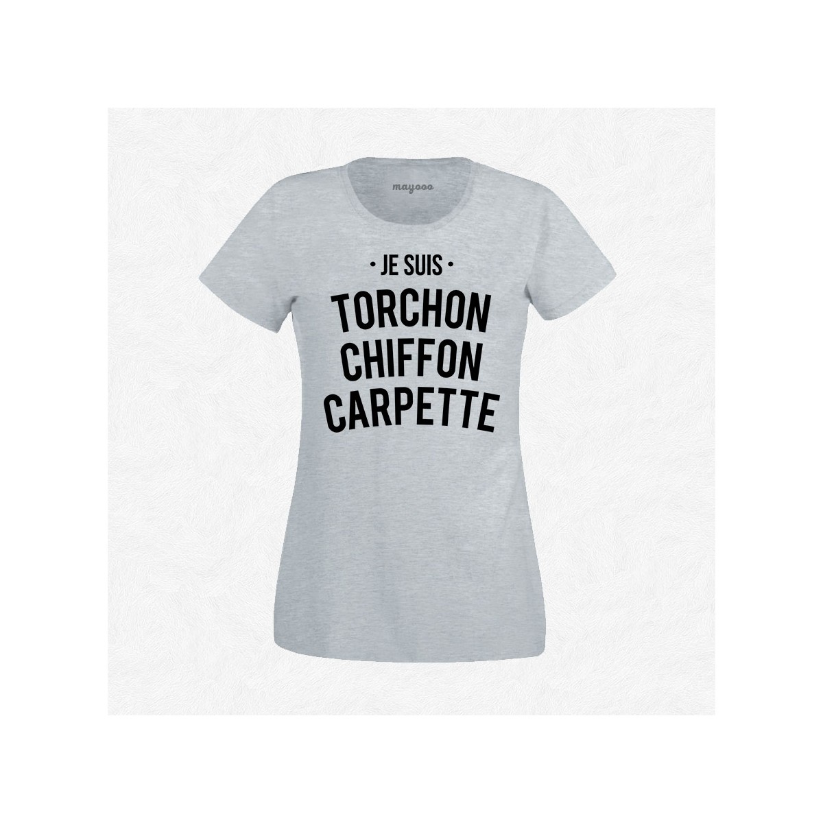 T-shirt Torchon chiffon carpette