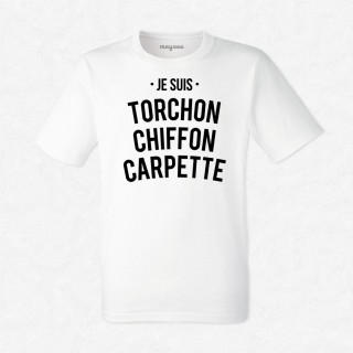T-shirt Torchon chiffon carpette