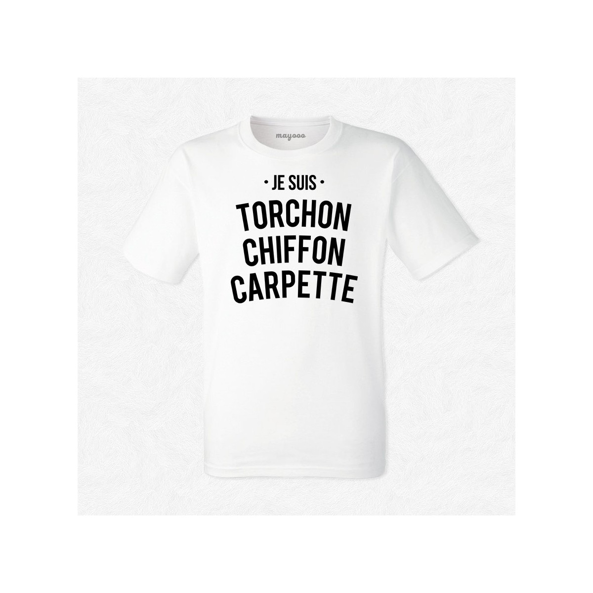 T-shirt Torchon chiffon carpette