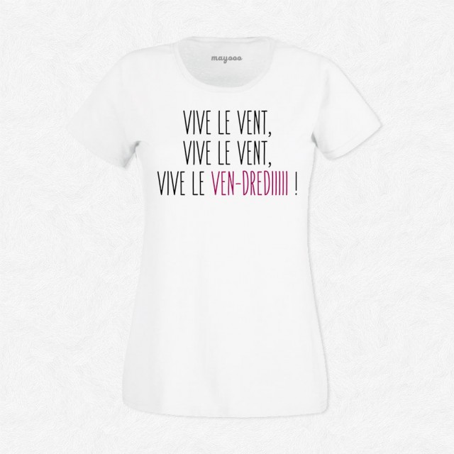 T-shirt Vive le vent