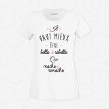 T-shirt Belle et rebelle