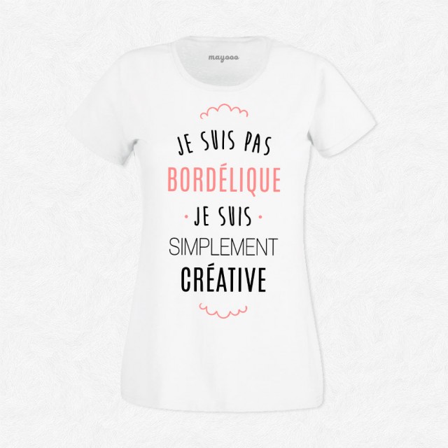 T-shirt Je suis pas bordélique