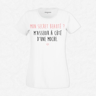 T-shirt Mon secret beauté