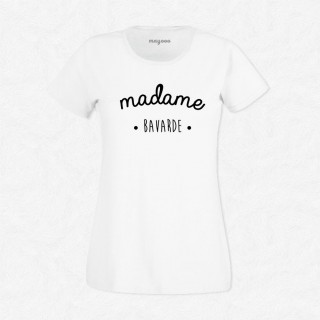 T-shirt Madame bavarde