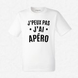 T-shirt J'peux pas j'ai apéro